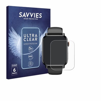 Savvies - Screenprotector voor Banlvs G59 1.83" - Folie Beschermfolie transparant 6 Stuks