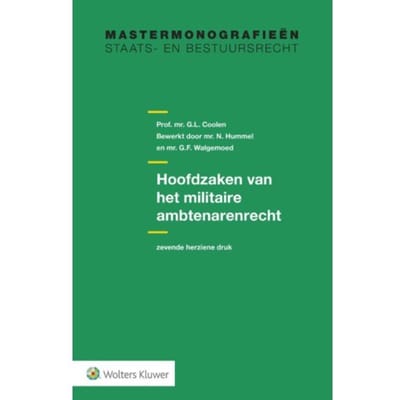 Hoofdzaken Van Het Militaire Ambtenarenrecht