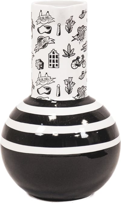 Housevitamin Kan Vaas - Dutch Black - 17,5x17,5x27,5cm