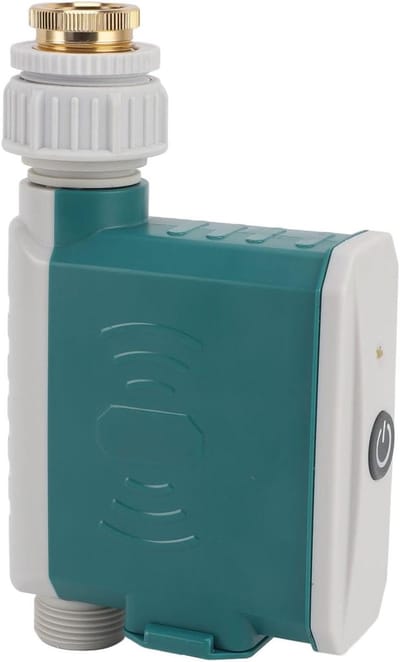 Slimme Sprinklertimer - Automatische Irrigatie - Planten Verzorgen - Afstandsbediening via App - 17x12x5 cm - Grijs