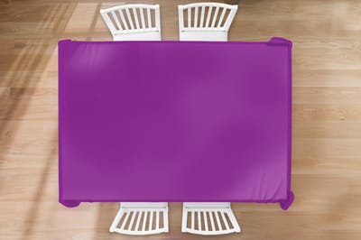 Tafelkleed - Tafellaken - 220x150 cm - Paars - Kleuren - Effen - Binnen en Buiten