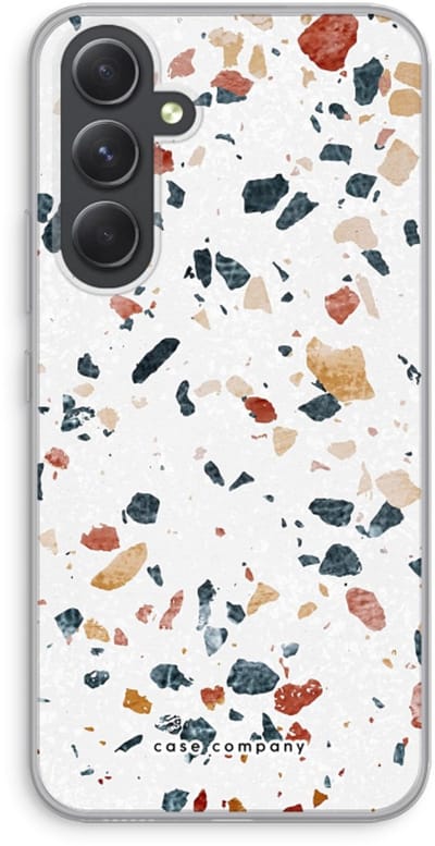 Case Company® - Hoesje geschikt voor Samsung Galaxy A54 hoesje - Terrazzo N°4 - Soft Cover Telefoonhoesje - Bescherming aan alle Kanten en Schermrand