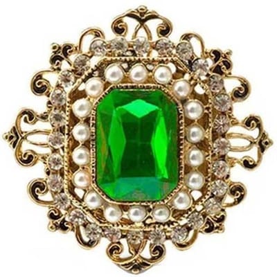 Mode Strass Petit Strass Paon Phénix Broche Vintage Animal Tempérament Corsage Broche Manteau green