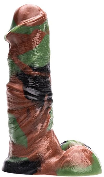 Kiotos Revolt - Dildo Fantasie - Green Army - 01 - Small - 16,5 x 5 cm