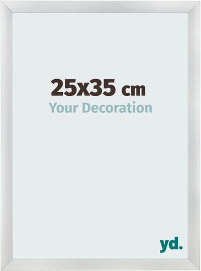 Your Decoration - Fotolijst 25x35 cm - MDF - Zilver Mat - Pisa