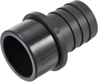 PVC Buiskoppeling 1 Pack - 40mm Barbs Voor Waterleidingen, Tuin, Zwembad en Buitengebruik