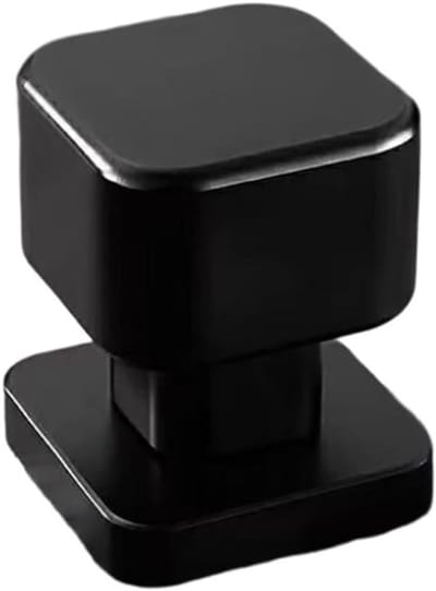 Verborgen Deurkruk Slot - Handvat Beveiliging - Slaapkamer Beveiligen - Sleutelloos Ontwerp - 35-50 mm Deurdikte - Nero
