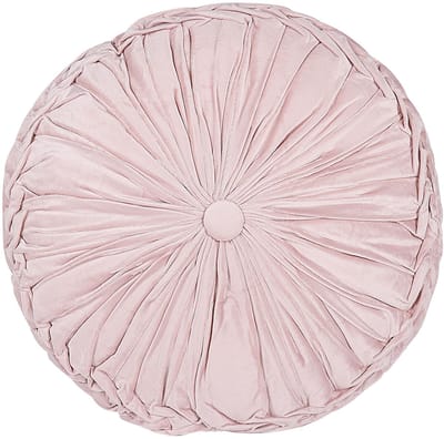 UDALA - Sierkussen - Pastelroze - 40 x 40 cm - Polyester