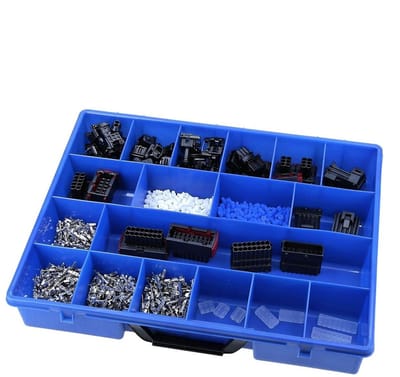 Kalitec KALI-1310 JPT Connector Assortimentsdoos 0,5-2,5 mm² 768 stuks | Kunststof | Temperatuurbereik -40 °C tot +105 °C | Connectorset | Stekkerverbinding