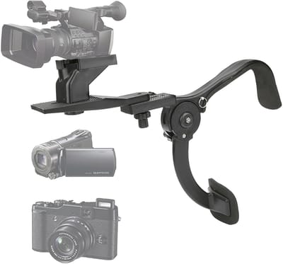 Dailygoods- Schouder Rig - Camera Bevestiging voor Professionele Video - Schoudervullingen - Lichtgewicht - Stabilisator - Verstelbaar