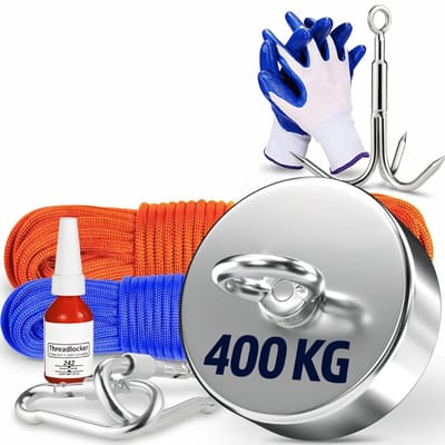 DailySupplies® Magneetvissen Starterspakket - Magneetdetectors Kinderen en Volwassenen - Zilver