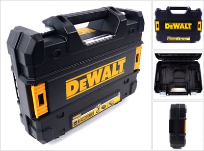 DeWalt gereedschapskoffer TStak voor DeWalt accuschroevendraaier 18 V voor 1,5 / 2,0 Ah accu's