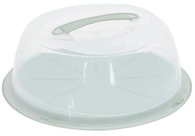 Atmosphera Ronde Gebakdoos/Taartdoos met basis - Ø36xH14cm - Groen