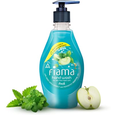 Fiama Fresh Handwash 400 ml Vloeibare Zeep voor Zachte Soepele Handen Bescherming tegen Germen Stemming Verhogende Geur blue