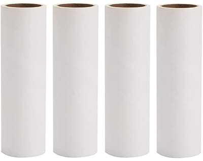 Dailygoods- Plakroller Extra Sticky - 4 Rollen - 16 cm - Huisdierhaar Verwijderaar - Afneembaar Ontwerp - Papier met Smeltlijm - Pluizenroller
