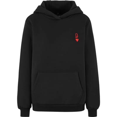 Zachte hoodie voor vrouwen Miss Tee Queen Card EMB