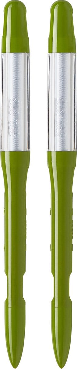 Watermeter (set van 2) voor elk type plant en bodem - groen - maat S - vertelt wanneer het tijd is om water te geven - vochtmeter - kamerplant