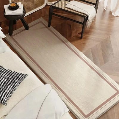 Slaapkamer Tapijt Bedzijde Vloermat Loper Lang Tapijt Minimalistisch Effen Kleur Zachte Pluizige Tapijten Huisdecoratie Tapijten 50x120cm