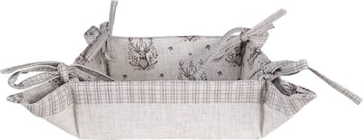 Clayre & Eef Broodmand 35x35x8 cm Beige Katoen Hert