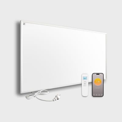 Infrarood Verwarming - Wandpaneel Elektrisch - Ruimte Verwarmen - App en Afstandsbediening - 700 Watt - Wit