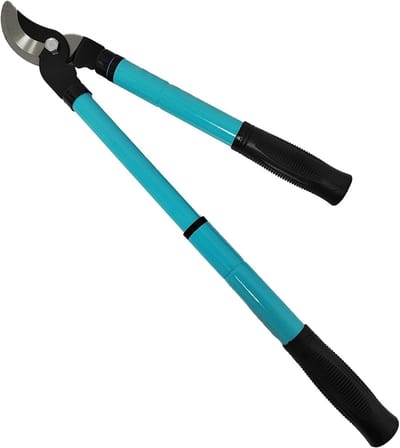 Telescopische Snoeischaar 41-59 cm, Bypass Snijmechanisme, SK5 Stalen Bladen, Antikleef Coating, Ergonomische Handgrepen voor Extra Grip en Comfort
