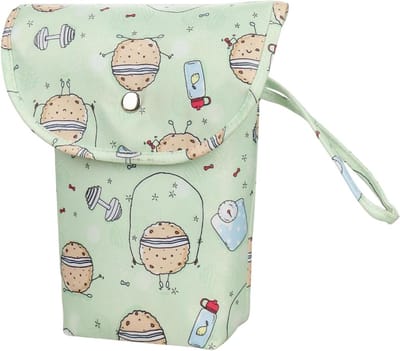 Baby Luier Organizer - Baby Tas - Reizen Opslag - Waterdichte Stof - 11 x 21.5 x 7.5 cm - Koekje