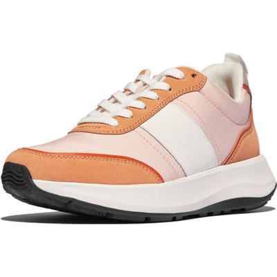 FitFlop FitFlop F-Mode Flow Sneaker - Nylon & Suede Mix ROZE - Maat 40