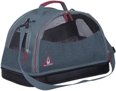 Reistas Hond - Draagtas Dier - Veilig Vervoer - 3-in-1 Functie - 44 x 31 x 31 cm - Blauw