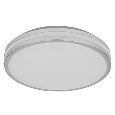 OSRAM ORBIS Caleb LED Plafondlamp 295mm, 16W, 3000K warm wit, Zilver, Metaal met Kunststof ring, IP20