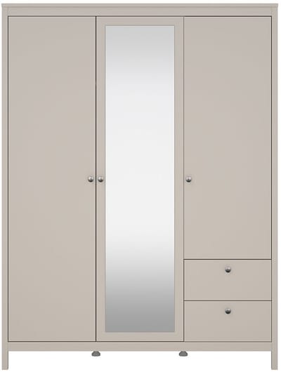 Madrid kledingkast 3 deuren 150x200cm cashmere.