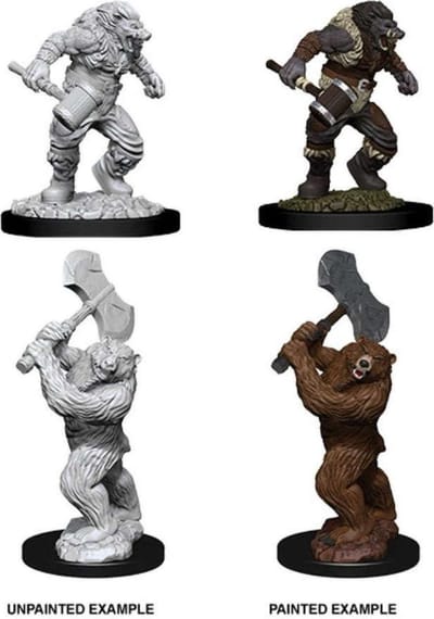 D&D Nolzur's Marvelous Miniatures - Wereboar & Werebear