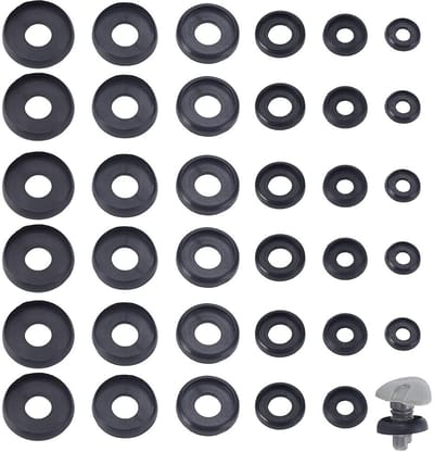 Dailygoods- Veiligheidsogen 60 Stuks - Plastic Ogen - Veiligheidsneusjes - Poppen Ogen - Vulling voor Knuffels - Diverse Maten 10-20 mm - Poppenogen