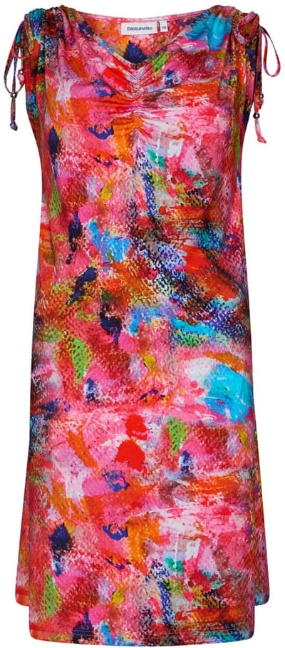 Pastunette Jurk Arty - Viscose - Roze/Multi - Maat 36