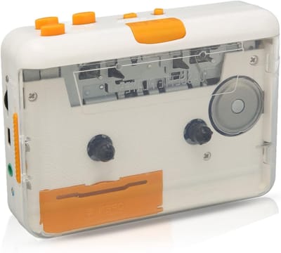Draagbare Cassette Speler voor het Omzetten van Audio naar MP3 via USB, Compatibel met Windows 2000, XP, Vista, 7 en 8, Ideaal voor Muziekliefhebbers en Retro Fans