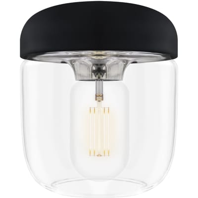 UMAGE - Acorn lamp - roestvrij staal - zwart - zilver