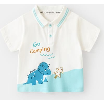 Babykleding Casual T-shirts met korte mouwen Zomer Jongens Poloshirts Kinderen Meisjes Baby Tops Zomer 120cm