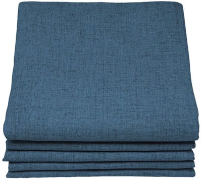 MOONDREAM LumenControl™ Totaal Verduisteringsgordijn | Licht+Zonwering | 100% Ondoorzichtig | EU-fabricaat | Plooiband | Blauw MC56 | 130 x 260 (BxH) cm