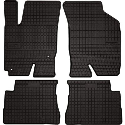 Wielganizator SolidPRO Serie - Rubberen Automatten - Hyundai Getz Hatchback (2002-2010) - Zwart - Op Maat Gemaakt