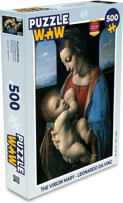 Puzzel The virgin Mary - Leonardo da Vinci - Legpuzzel - Puzzel 500 stukjes