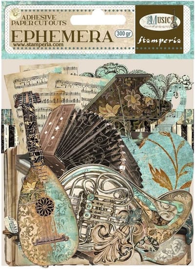 Stamperia - Music Ephemera (36pcs) (DFLCT56)