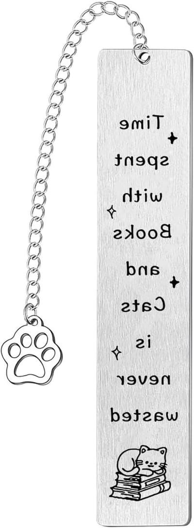 Schattige boekenleggers met pootje, ideale cadeaus voor kattenliefhebbers en boekenliefhebbers, perfect voor mannen, vrouwen, jongens en meisjes