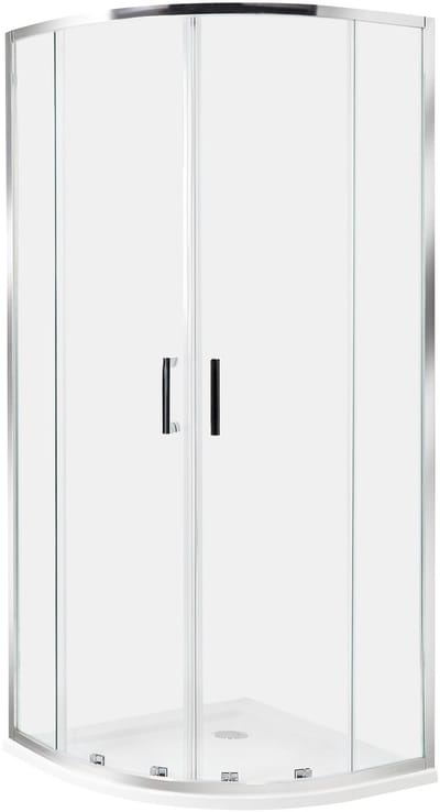 JUKATAN - Douchecabine - Zilver - 80 x 80 x 185 cm - Veiligheidsglas