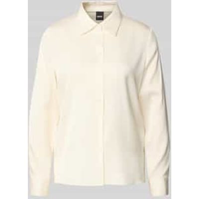 Regular fit blouse met lange mouwen van zijdemix model 'BONYA'
