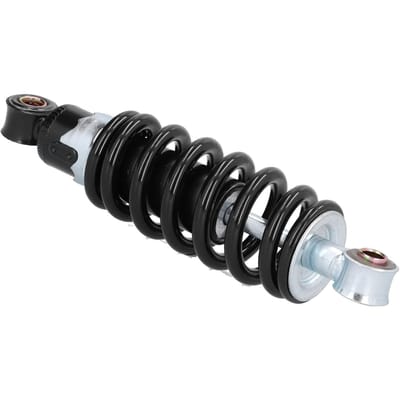 Amortisseur 7,9 pouces Amortisseur de suspension arrière Pression de ressort réglable Universel pour moto scooter VTT black