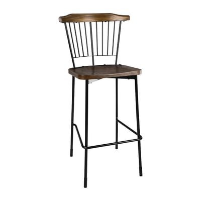Bolero Scandi Hoge Barkrukken Zwart (2 Stuks) - Bolero FB873 - Horeca & Professioneel