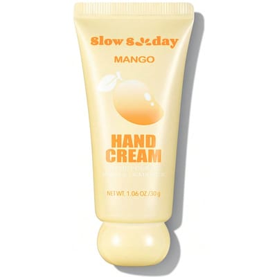 Slow Sunday Mango Handcrème, Geurig, Voor Droge Handen, Hydraterend & Vochtinbrengend, Kalmerende Huid, Diepe Voeding, Reisformaat, Met Meerdere Plantaardige Oliën, Geschikt Voor Zomer & Herfst, Y2K, Ideaal Voor Feestjes, Halloween