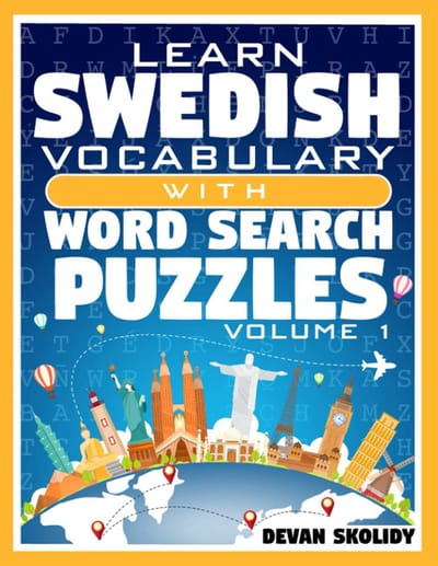 Zweeds Woordenschat Leren: 108 Woordzoeker Puzzels voor Woordenschat Uitbreiding