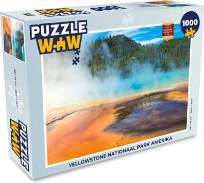 Puzzel Yellowstone Nationaal Park Amerika - Legpuzzel - Puzzel 1000 stukjes volwassenen