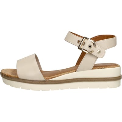 Tamaris Sandalen Plat Sandalen Plat - Gebroken wit - Maat 42