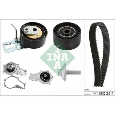 Schaeffler Ina Waterpomp + distributieriem set INA 530 0698 30